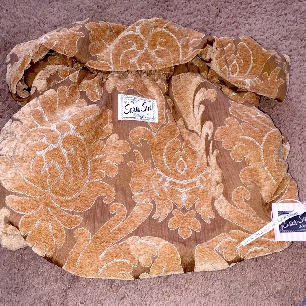 Sara Sue NEW Velour Backpack